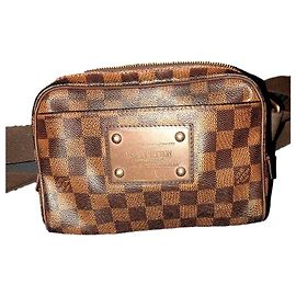 Sac banane Brooklyn Damier Ebene de Louis Vuitton Monogramme