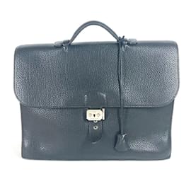 Hermès-Hermes Briefcase Sac A Depeche 38-Black