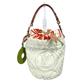 Louis Vuitton-Louis Vuitton Monogram Bucket Shoulder Handbag-White