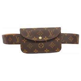 Louis Vuitton-Louis Vuitton Waist Bag Monogram Santur Pochette M6948S-Brown