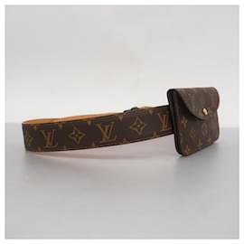 Louis Vuitton-Louis Vuitton Waist Bag Monogram Santur Pochette M6948S-Brown