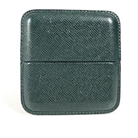 Louis Vuitton-Louis Vuitton Taiga Leather Cigar Case-Other,Green