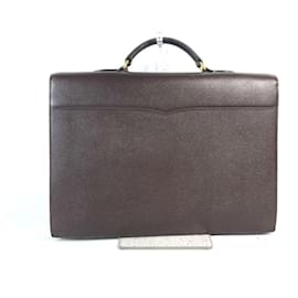 Hermès-Hermes Brown Leather Briefcase-Brown