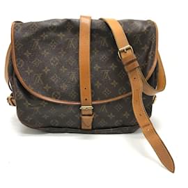 Louis Vuitton-Louis Vuitton Monogram Saumur 30 Shoulder Bag-Brown