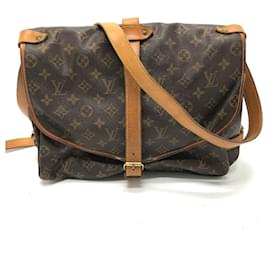 Louis Vuitton-Louis Vuitton Monogram Saumur 30 Shoulder Bag-Brown