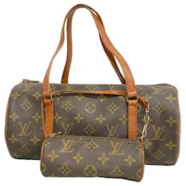 Louis Vuitton-Louis Vuitton Monogram Papillon 30 Handbag-Brown