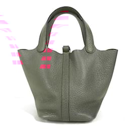 Hermès-Sac à main Hermes Picotin Lock PM-Rose