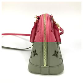 Louis Vuitton-Louis Vuitton Broderie Anglaise Alma BB Handbag-Brown,Pink