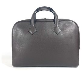 Hermès Sac à documents Hermes Victoria 2 Marron