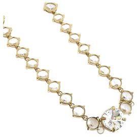 Collar de metal dorado Miu Miu Dorado