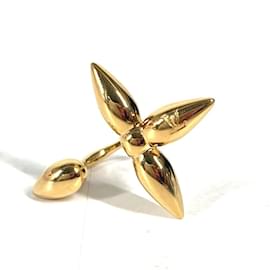 Louis Vuitton-Louis Vuitton Monogram Flower Berg Louisette Ring-Golden