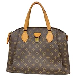 Louis Vuitton-Bolsa Louis Vuitton Monogram Rivoli MM-Marrom