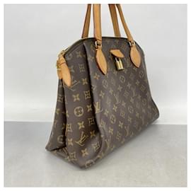 Louis Vuitton-Bolsa Louis Vuitton Monogram Rivoli MM-Marrom