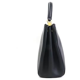 Dolce & Gabbana-Dolce & Gabbana Black Leather Handbag-Black