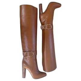 Dolce & Gabbana-Dolce&Gabbana  Caroline boots 11cm SiZE 39/U.K. 6-Cognac