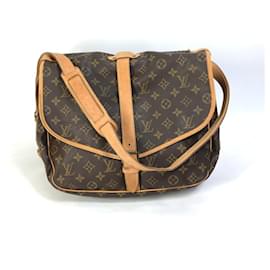 Louis Vuitton-Louis Vuitton Monogram Saumur 35 Shoulder Bag-Brown,Monogram