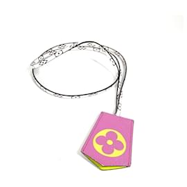 Louis Vuitton-Louis Vuitton Monogram Giant Cloche Cle Bag Charm-White,Purple,Yellow