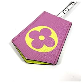 Louis Vuitton-Louis Vuitton Monogram Giant Cloche Cle Bag Charm-White,Purple,Yellow