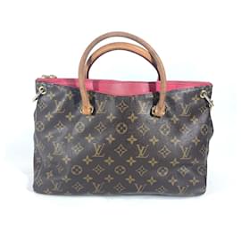 Louis Vuitton-Louis Vuitton Monogram Pallas 2WAY Bag-Brown,Pink,Other,Monogram
