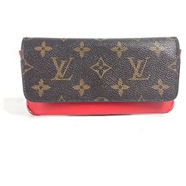 Estuche para gafas Monogram Louis Vuitton Castaño Roja Monograma