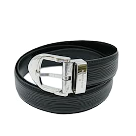 Louis Vuitton-Cinto clássico Epi Santur para homens Louis Vuitton-Preto
