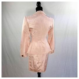 Yves Saint Laurent-Yves Saint Laurent pink chic suit-Pink
