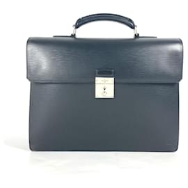 Louis Vuitton-Louis Vuitton Epi Neo Robusto 2 Handbag Briefcase-Black