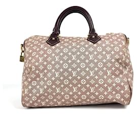 Louis Vuitton-Louis Vuitton Monogram Idylle Speedy Bandouliere 30 Mini Boston Bag-Brown,Red