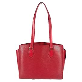 Louis Vuitton-Bolsa Tote Duplex Epi da Louis Vuitton-Vermelho