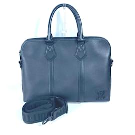 Louis Vuitton-Louis Vuitton Aerogram Take-Off Briefcase-Black