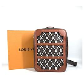 Louis Vuitton-Louis Vuitton NBA Collaboration Shoebox Backpack-Brown,Monogram