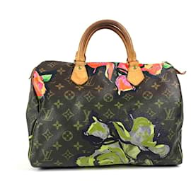 Louis Vuitton-Louis Vuitton Monogram Rose Speedy 30 Bag-Brown,Pink