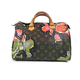 Louis Vuitton-Louis Vuitton Monogram Rose Speedy 30 Bag-Brown,Pink