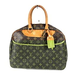 Louis Vuitton-Louis Vuitton Monogram Deauville Tote Bag-Brown