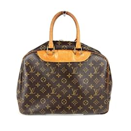 Louis Vuitton-Louis Vuitton Monogram Deauville Tote Bag-Brown