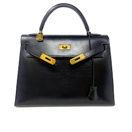 Hermès-Handbags-Black