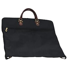 Balenciaga-BALENCIAGA Garment Cover Nylon Vintage Black Auth ac3657-Black