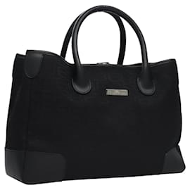 Balenciaga-BALENCIAGA Hand Bag Canvas Black Auth bs23223-Black