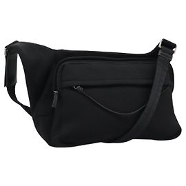 Borsa a Spalla PRADA in Nylon Nero Auth EC354 Nero