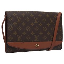 LOUIS VUITTON Monogram Bordeaux 27 Borsa a Spalla M51797 LV Auth BA475 Monogramma