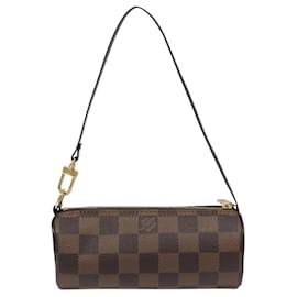 Louis Vuitton-LOUIS VUITTON Damier Ebene Papillon Pouch LV Auth EC343-Other