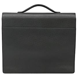 Louis Vuitton-LOUIS VUITTON Taiga Serviette Kazan Business Bag Ardoise M30802 LV Auth bs22684-Grey