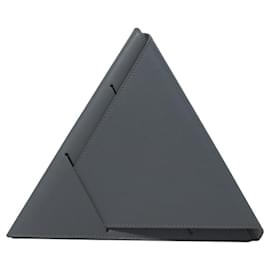 Autre Marque-BOTTEGA VENETA Notepad Triangle Planner Leather Gray Auth bs23254-Brown
