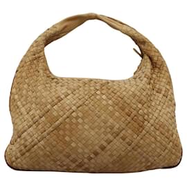 Autre Marque-BOTTEGA VENETA INTRECCIATO Hand Bag Leather Beige 115654 Auth PP334-Beige