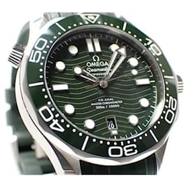 Omega-OMEGA SEA MASTER Divers300M Master Chrono meter green 210.32.42.20.10.001 Mens-Silvery