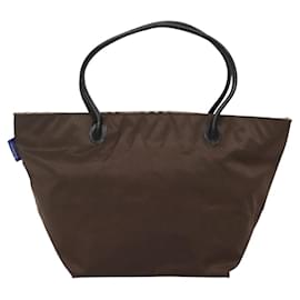 Autre Marque-Burberrys Blue Label Tote Bag Nylon Brown Auth ti2808-Brown
