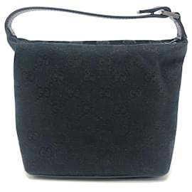 Gucci-Gucci GG Canvas Wash Bag-Black