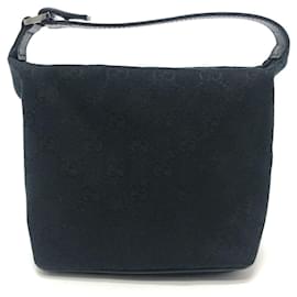 Gucci-Gucci GG Canvas Wash Bag-Black