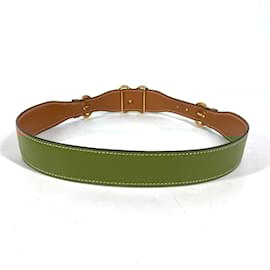 Hermès-Hermes Vintage Buckle Accessory Belt-Brown