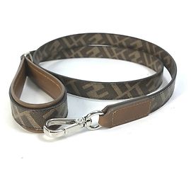Correa para perro Fendi Zucca Castaño